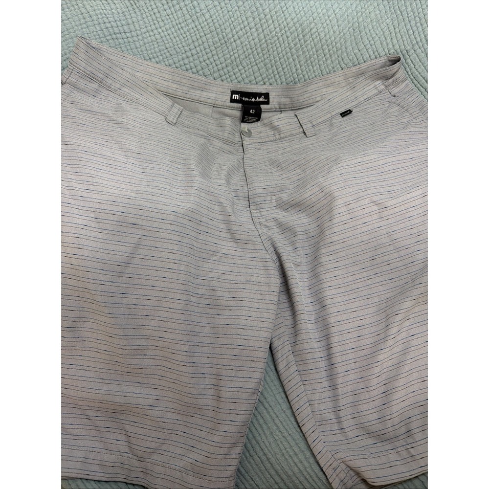 Travis Mathew Mens Shorts Size 42 Black Performance‎ Chino Stretch Trunks Golf
